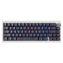 Canyon / Contour  Black / White 104+26/27 PBT Dye-subbed Doubleshot Backlit Keycaps Set for Mechanical Gaming Keyboard